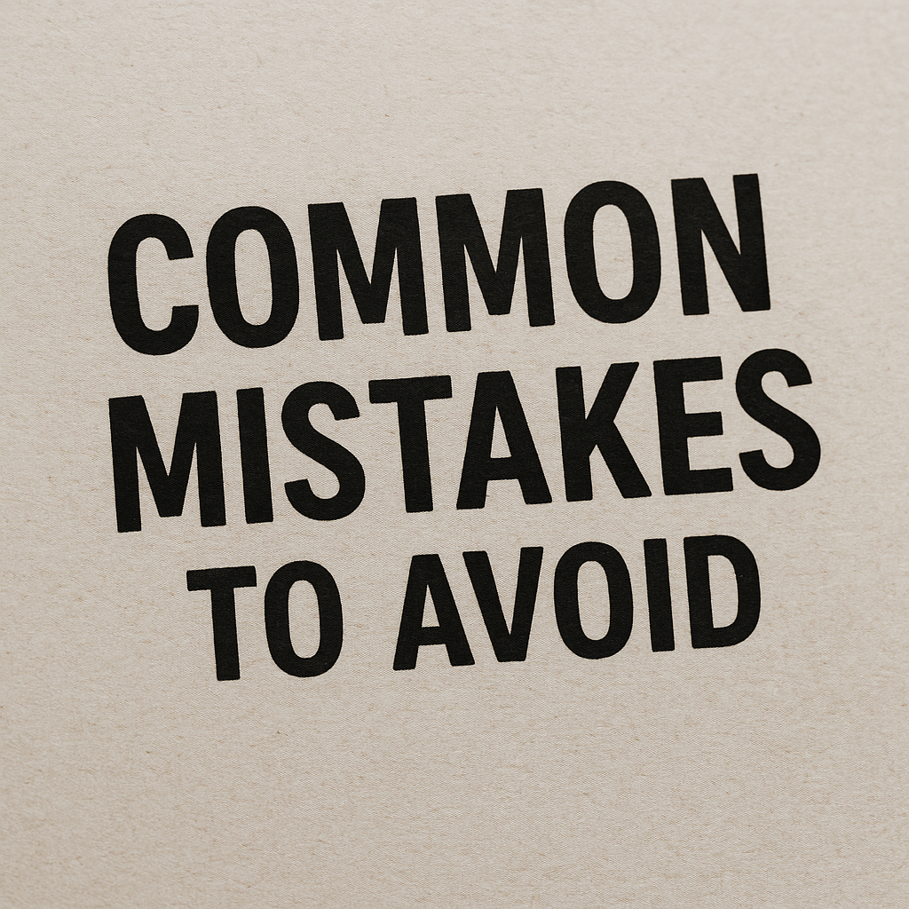 common mistakes